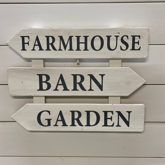 Wall Decor New Rustic Wooden Picket Fence Sign Poshmark